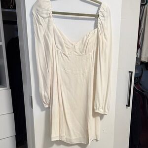 Wilfred Cream Mini Dress